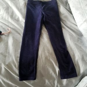 girls blue leggings